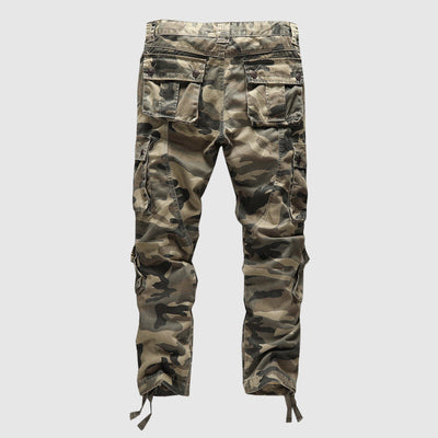 Camouflage cargo trousers