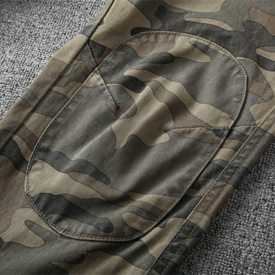 Men's Camo Cotton Cargo Joggers - Calvin