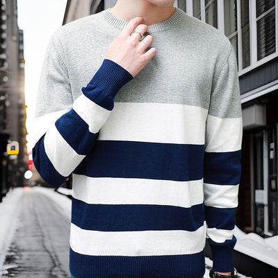 Petro - Cotton crew neck jumper