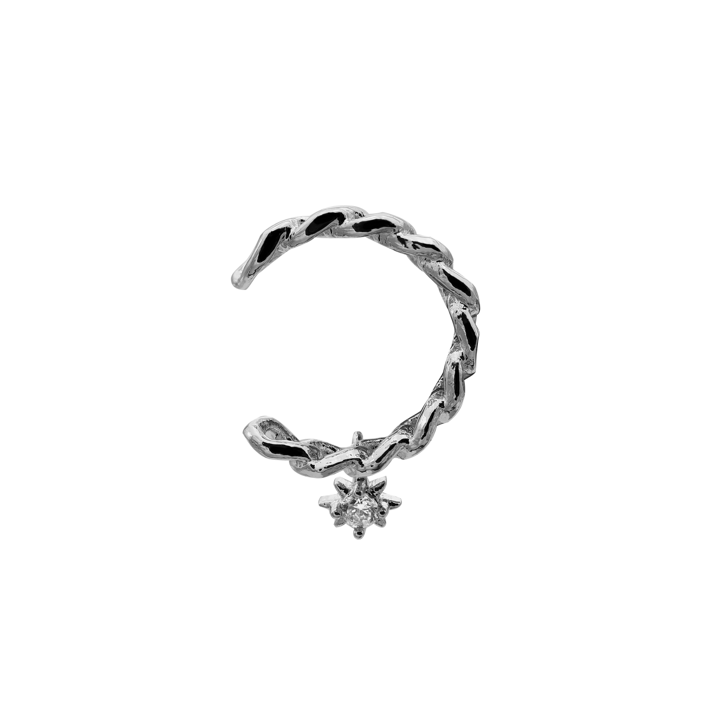 Star Chain Earcuff 14K Gold-plated