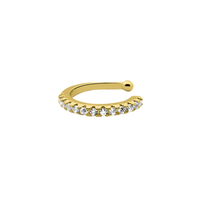 Brilliant Earcuff 14K gold-plated
