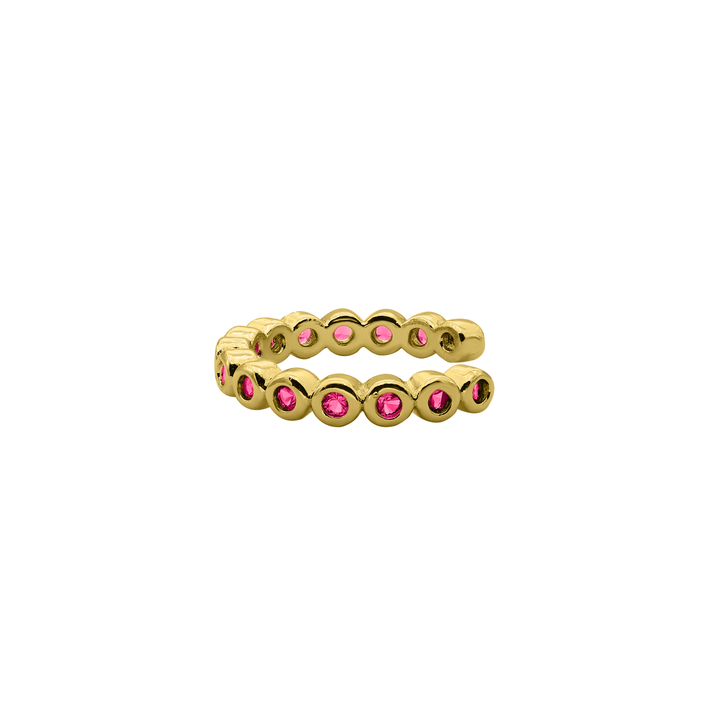Pink Glory Earcuff 14K gold-plated