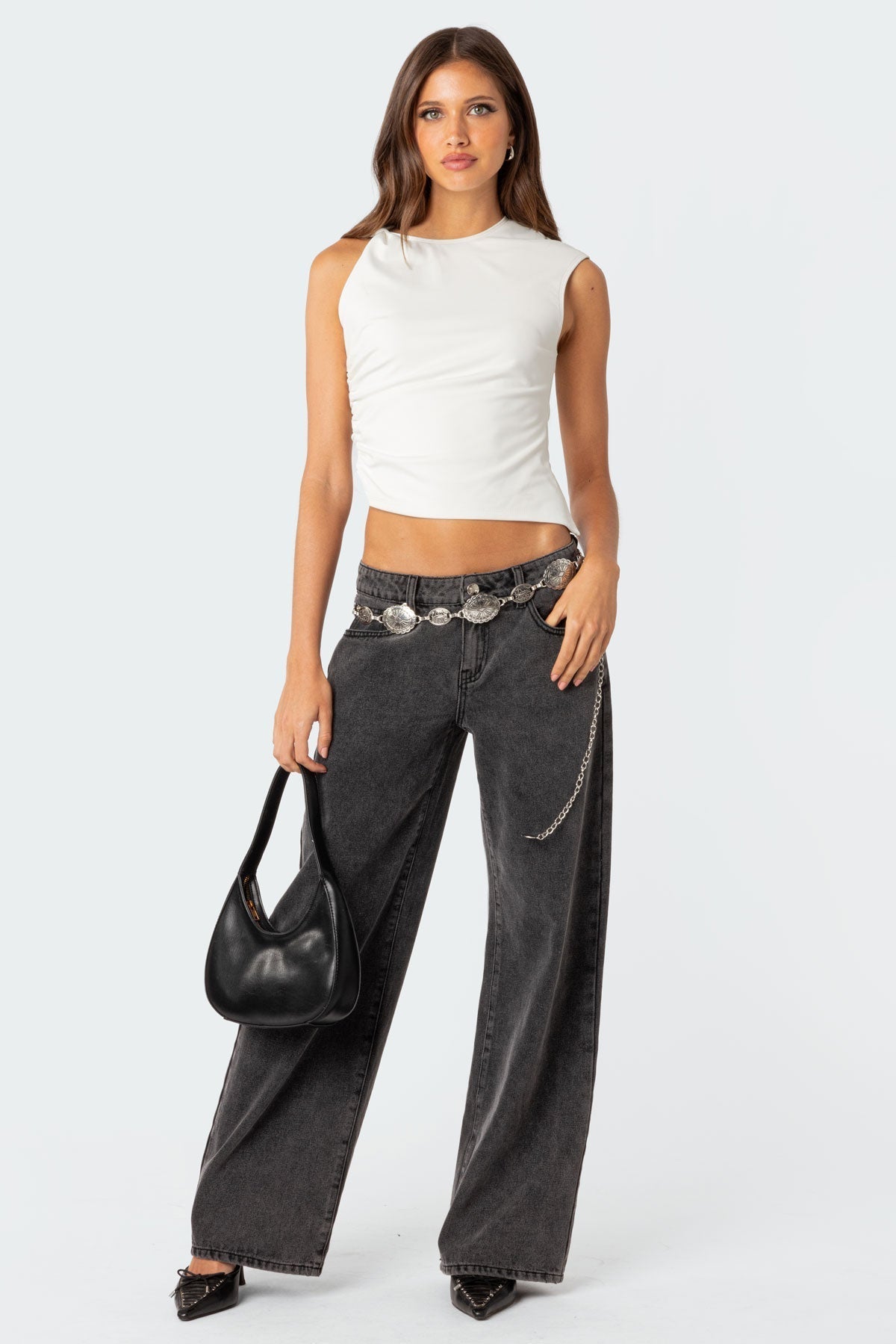 Women's Wide-Leg High Rise Trousers - Realyn