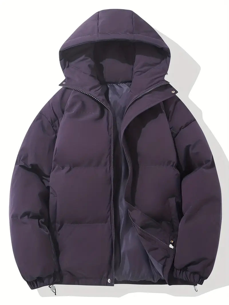 Quilted jacket with hood - Clara