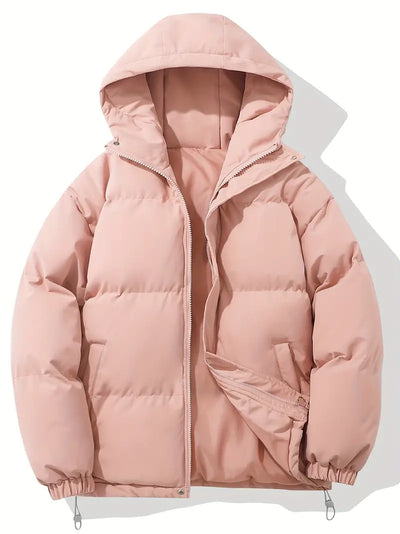 Quilted jacket with hood - Clara