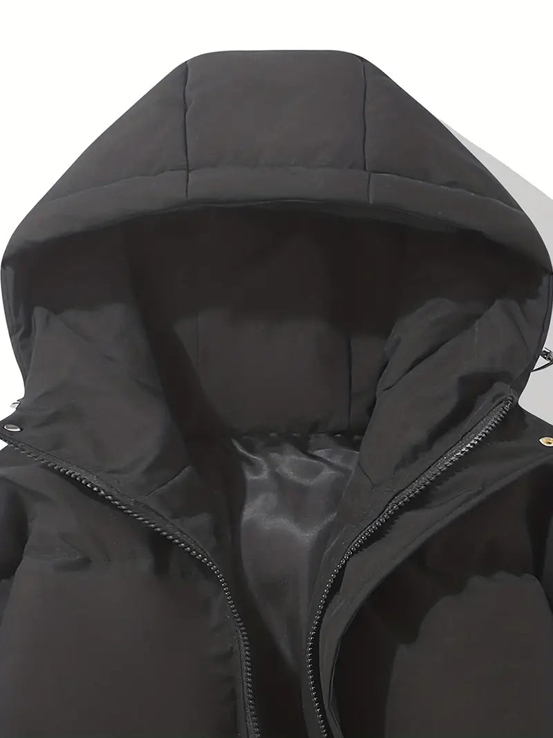 Quilted jacket with hood - Clara