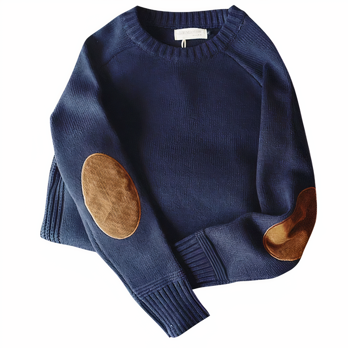 FAIZAN - Knitted patched jumper