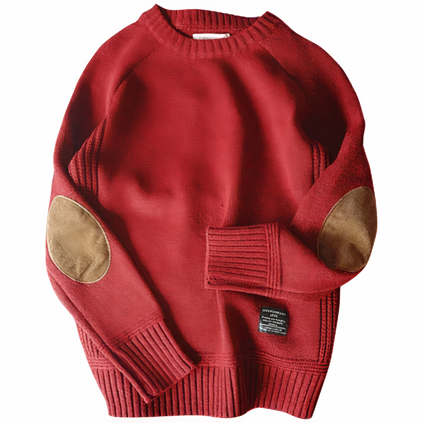 FAIZAN - Knitted patched jumper