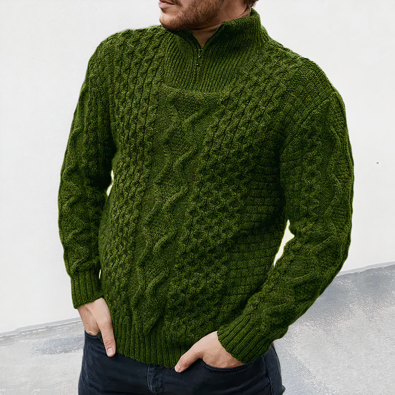 FRASER - Winter jumper with high collar