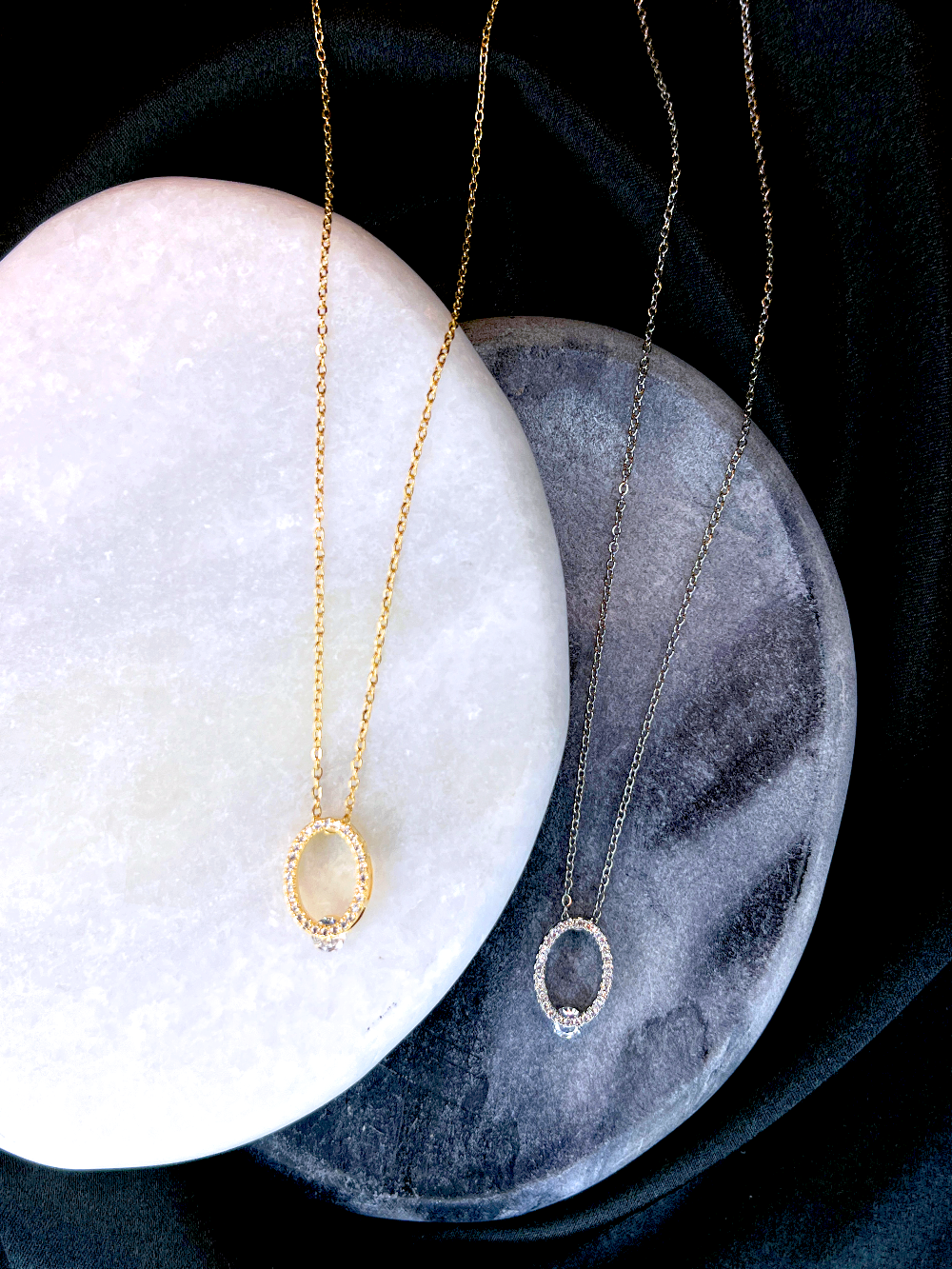 Lamp chain 14K gold-plated