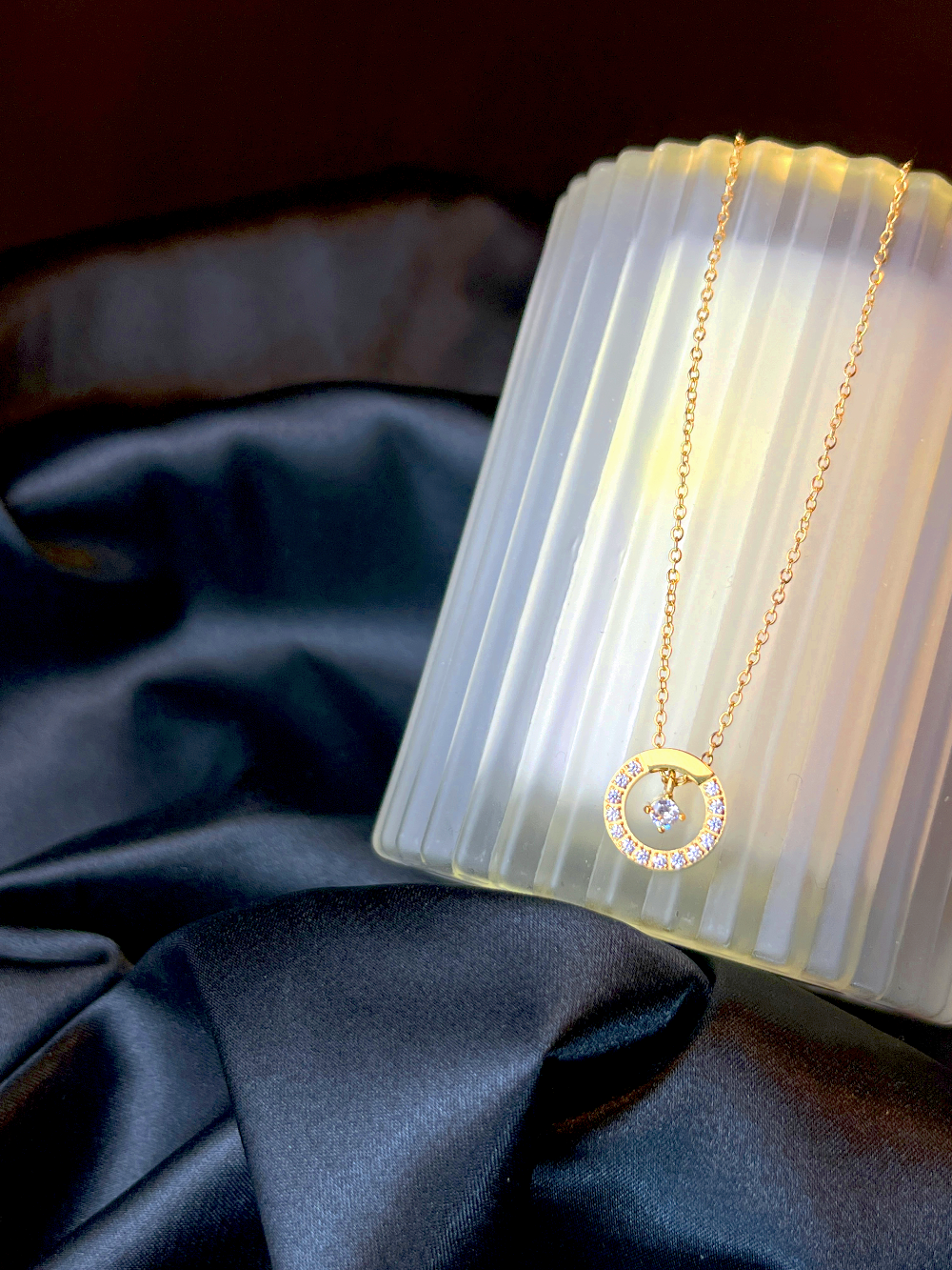 Pure chain 14K gold-plated