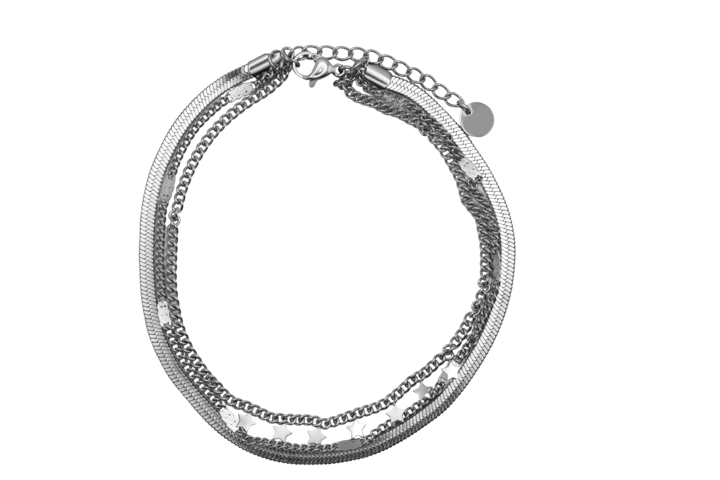 Starly Sleek Anklet 14K gold-plated