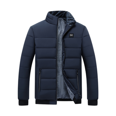 Puffer Jacket - Men - Fleece-Lined Thermal - Lightweight Zip-Up - Giorio