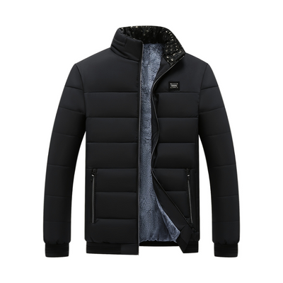 Puffer Jacket - Men - Fleece-Lined Thermal - Lightweight Zip-Up - Giorio