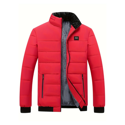 Puffer Jacket - Men - Fleece-Lined Thermal - Lightweight Zip-Up - Giorio