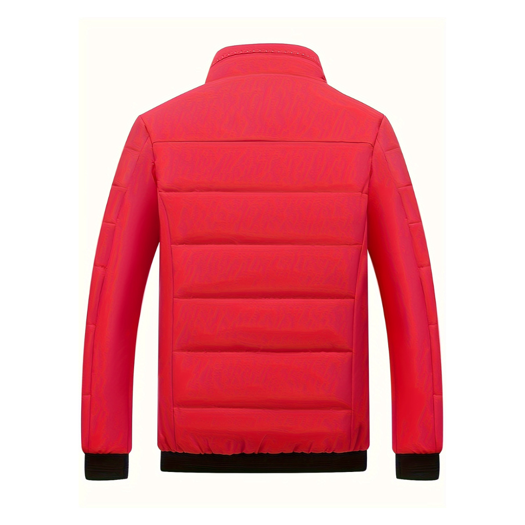 Puffer Jacket - Men - Fleece-Lined Thermal - Lightweight Zip-Up - Giorio