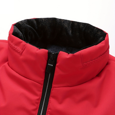 Puffer Jacket - Men - Fleece-Lined Thermal - Lightweight Zip-Up - Giorio