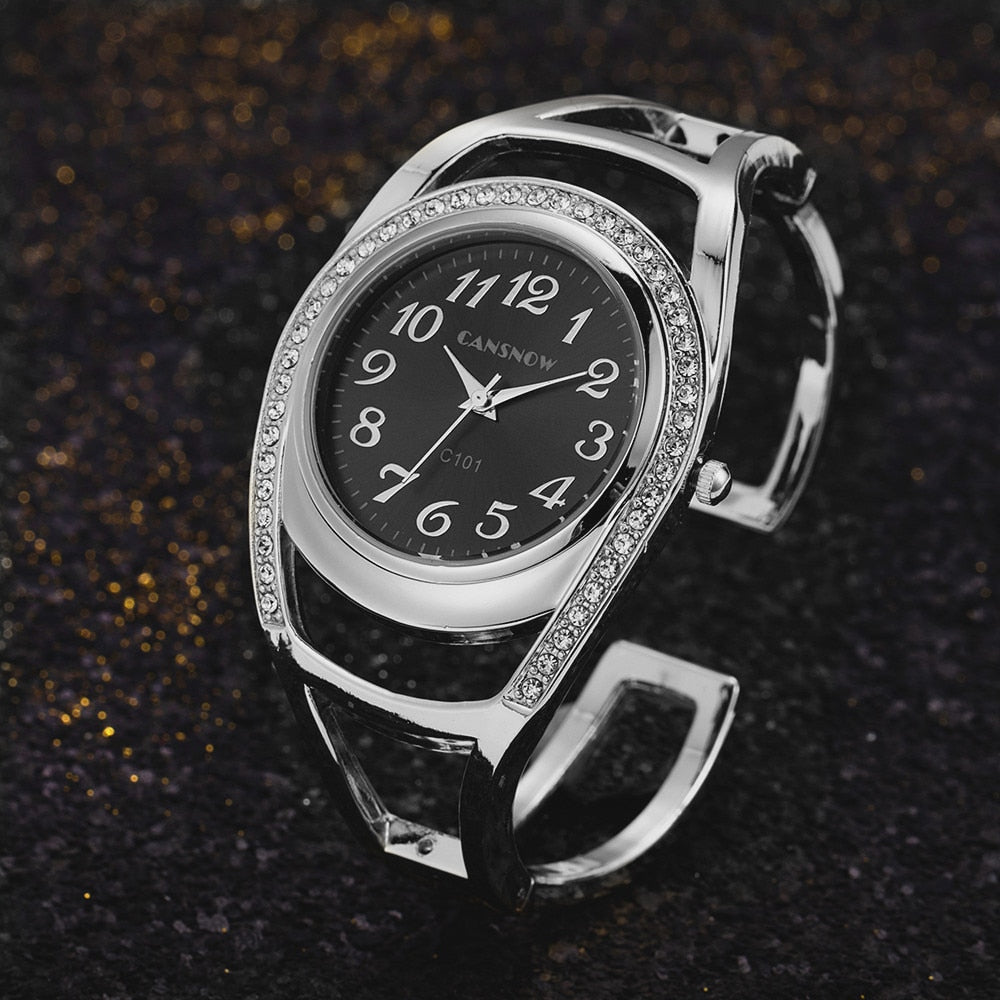 Cansnow vintage bangle watch