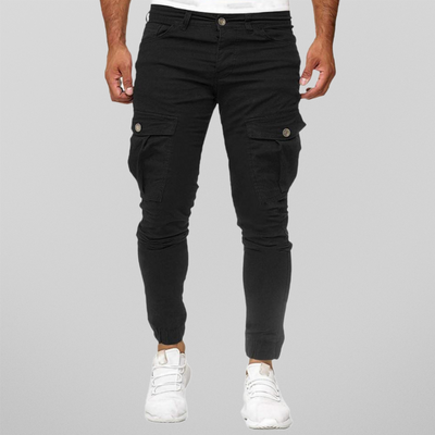 Men's Slim Fit Cargo Trousers - Enzo