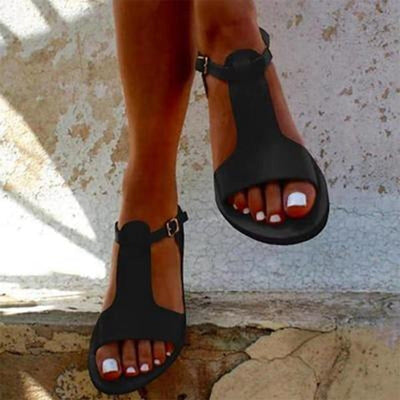 Ladies classic flat sandals