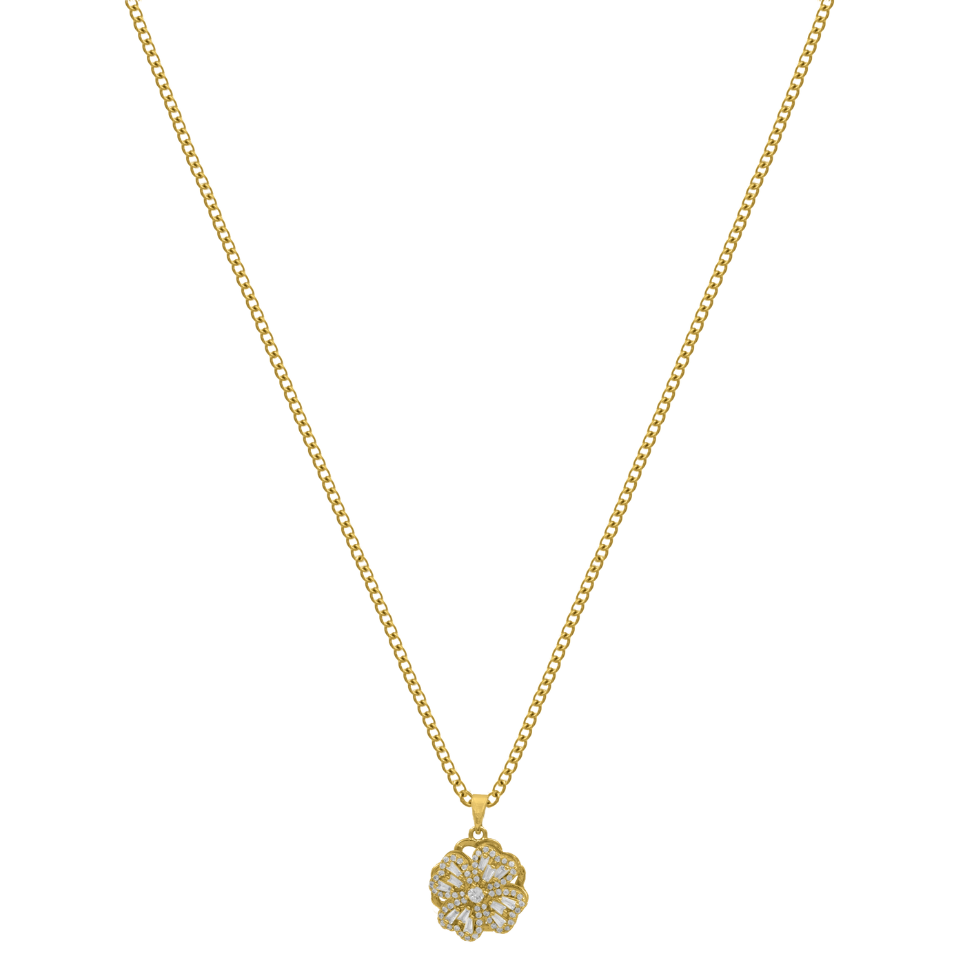 Rotating Heart chain 18K gold-plated