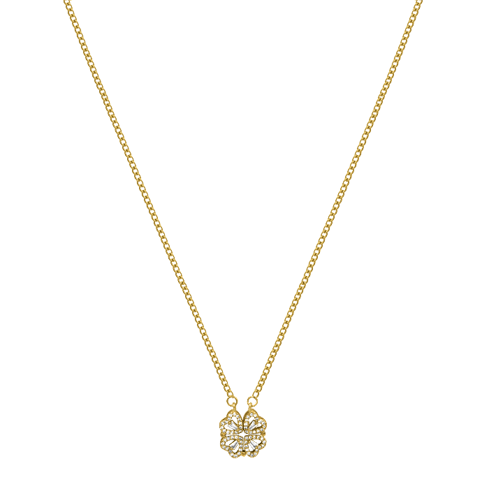 Lucky Shiny Heart necklace 18K gold-plated