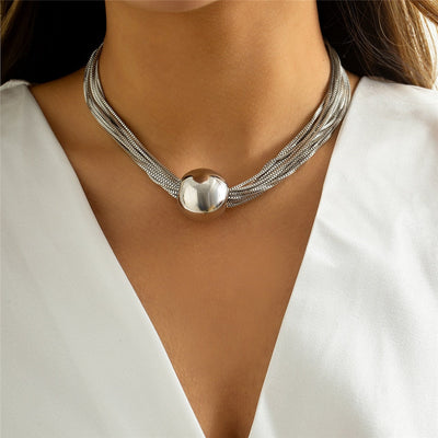 Izy Lynden Iridescent Chain Choker