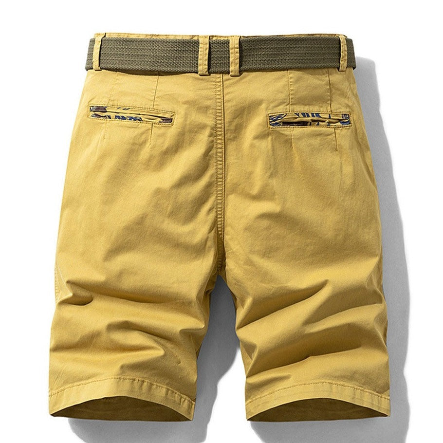 Rusel-Etrou - Utility cotton shorts