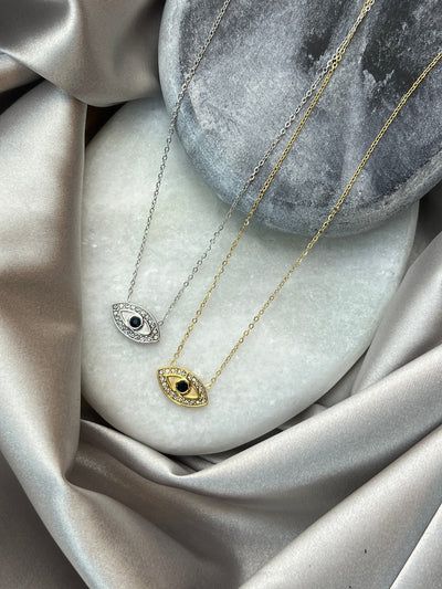 Nazar Eye View necklace 14K gold-plated