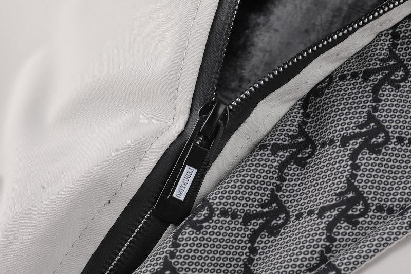 Winter Jacket - Men - Faux Fur Hood - Multi-Pocket Parka - Leonis