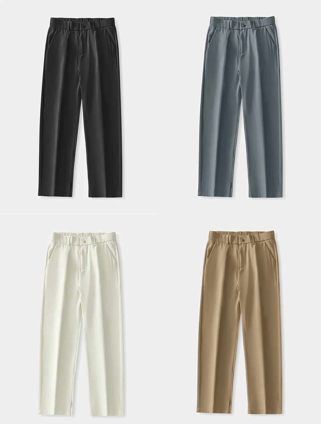 Modern pleated trousers
