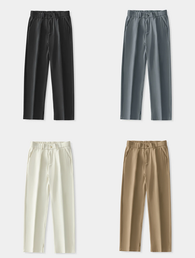 Modern pleated trousers