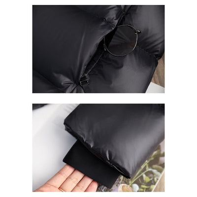 Warm, waterproof down winter jacket for women