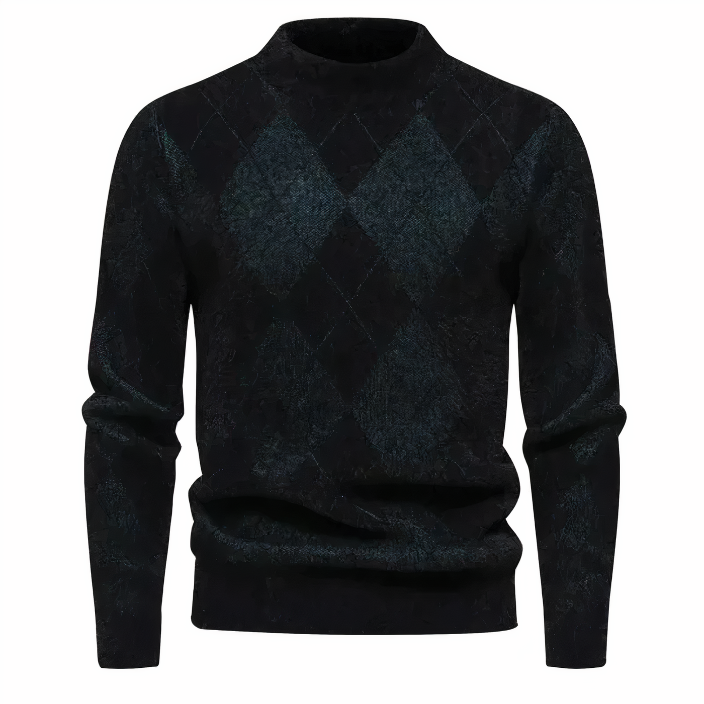 Jumper - Men - Argyle Knit - Crew Neck - Jack