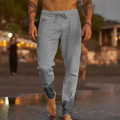Mateo - Casual linen trousers