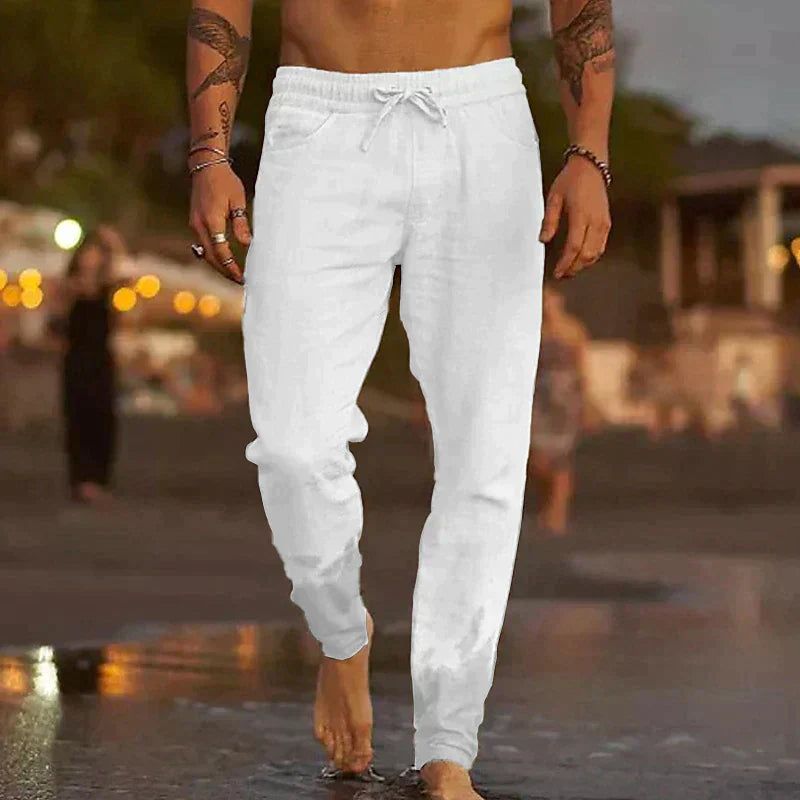 Mateo - Casual linen trousers
