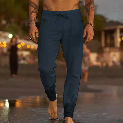 Mateo - Casual linen trousers