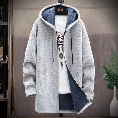 Jayden - Long hooded cardigan