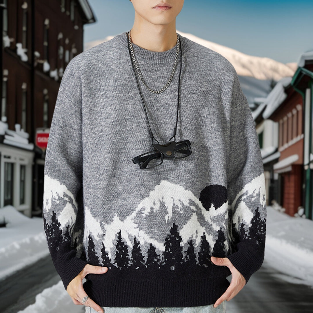 Jan - Fashionable round neck jumper