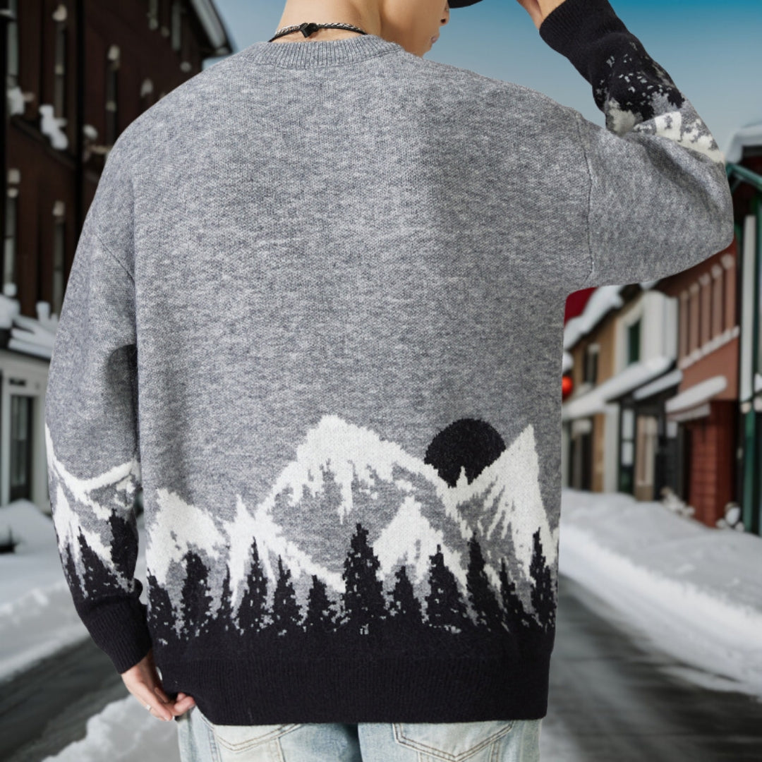 Jan - Fashionable round neck jumper