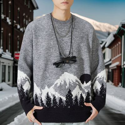 Jan - Fashionable round neck jumper