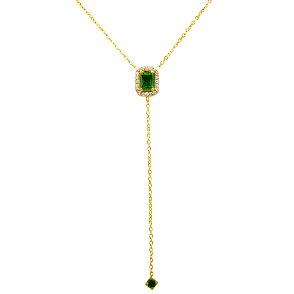 Dangling Inspire chain 14K gold-plated