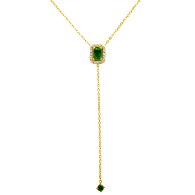 Dangling Inspire chain 14K gold-plated