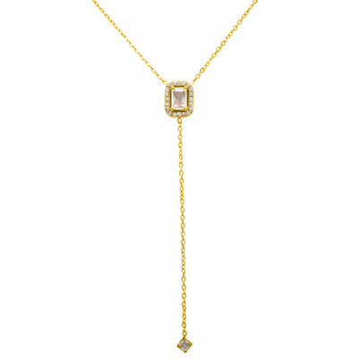 Dangling Inspire chain 14K gold-plated