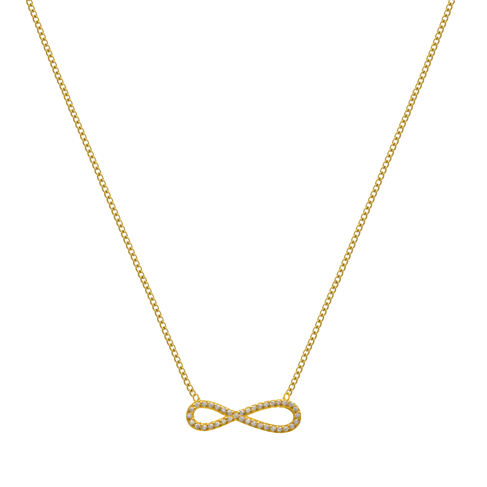 Infinite chain 14K gold-plated