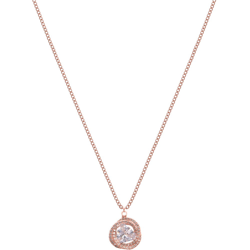 Trapped pyramid chain 14K gold-plated