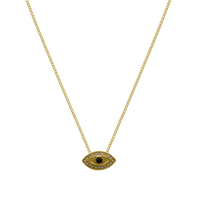 Nazar Eye View necklace 14K gold-plated