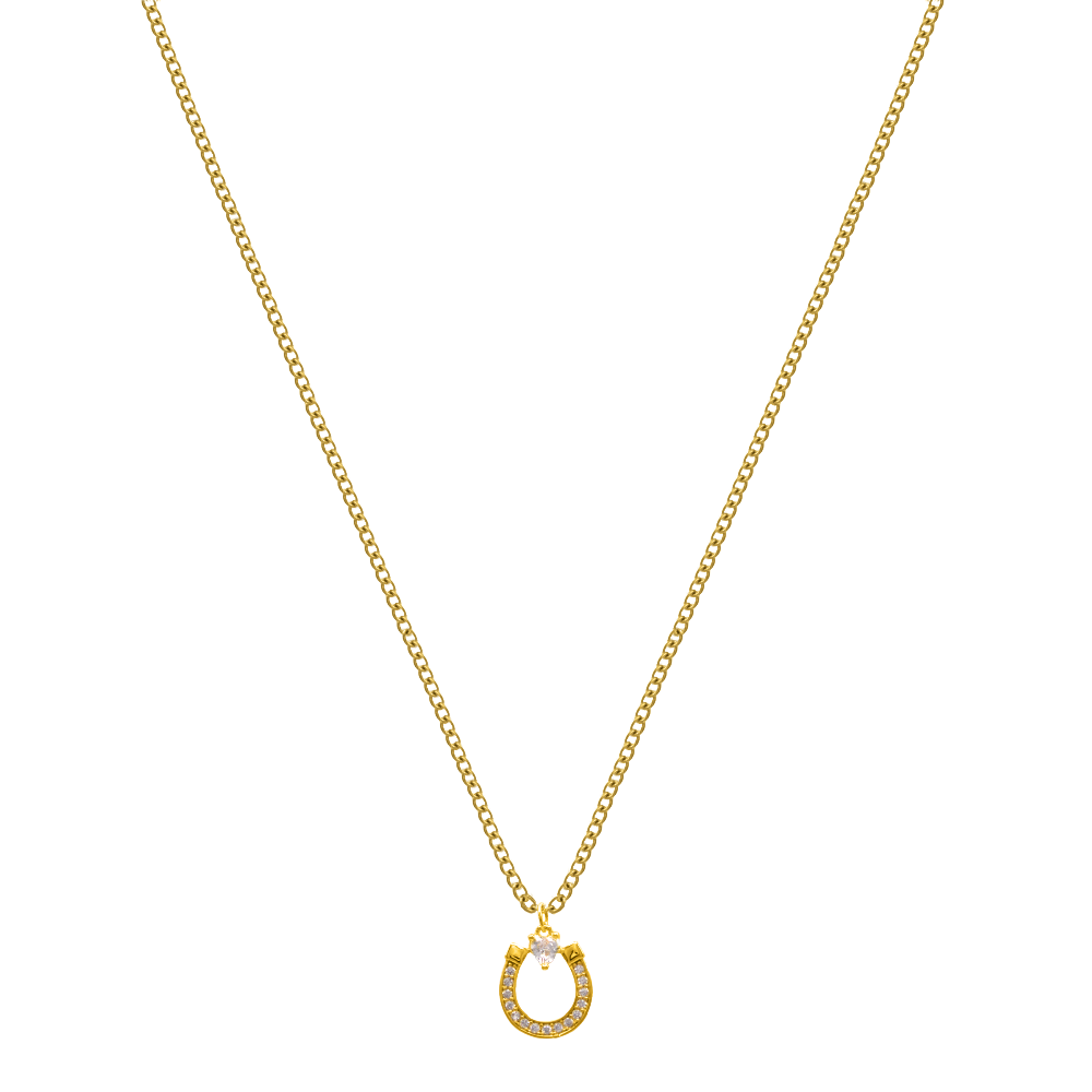 Uom chain 14K gold-plated