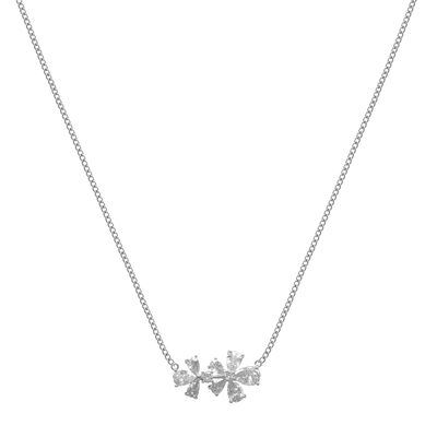 Flower chain 14K gold-plated