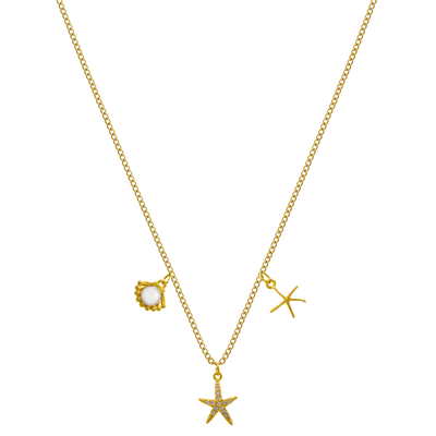 SeaBeach chain 14K gold-plated